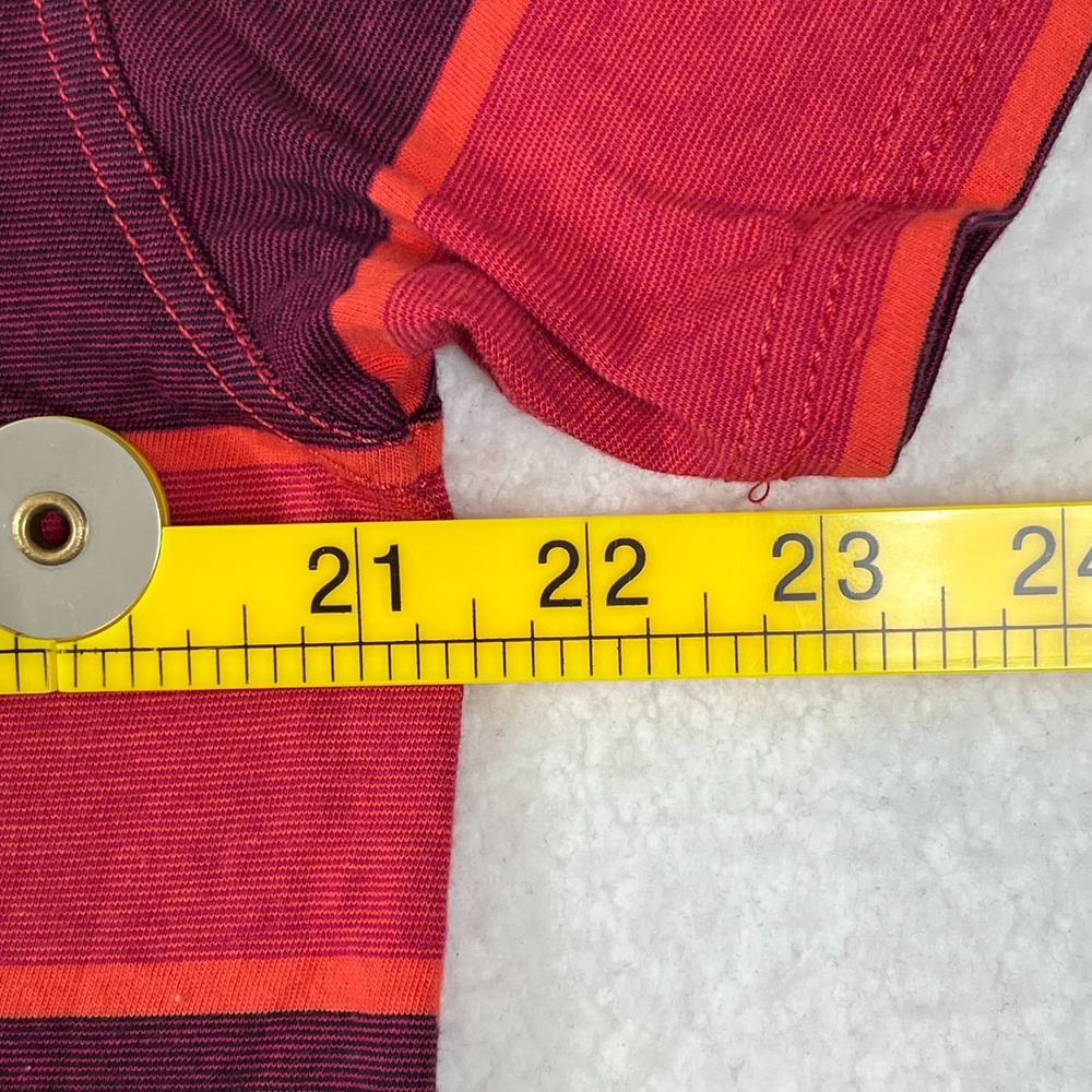 DIESEL 55DSL Polo Shirt Striped‎ Red Y2K Streetwear Cotton Men's Size L VTG NWT - Picture 12 of 14